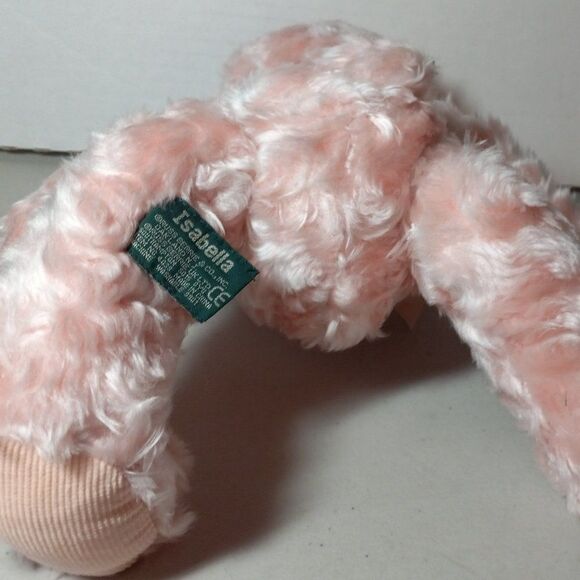 Vintage Russ Pink Teddy Bear Isabella Cottagecore Grandmacore Plushie - Picture 3 of 7